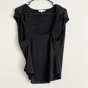 Good American Twisted Strap Knit Tank Top Size 6